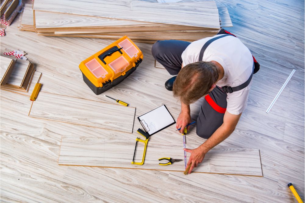 Hardwood installation | Staff Carpet